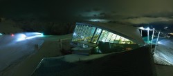 Archived image Webcam Axamer Lizum: Top station Olympia funicular 23:00