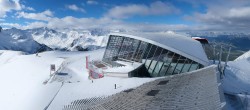 Archived image Webcam Axamer Lizum: Top station Olympia funicular 09:00