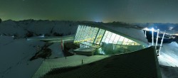Archived image Webcam Axamer Lizum: Top station Olympia funicular 23:00