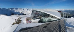 Archived image Webcam Axamer Lizum: Top station Olympia funicular 07:00