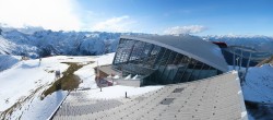 Archiv Foto Webcam Axamer Lizum: Bergstation Olympiabahn 13:00