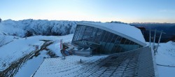 Archiv Foto Webcam Axamer Lizum: Bergstation Olympiabahn 15:00