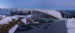 Archived image Webcam Axamer Lizum: Top station Olympia funicular 05:00