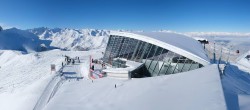 Archiv Foto Webcam Axamer Lizum: Bergstation Olympiabahn 09:00