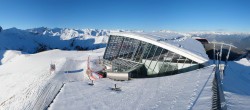 Archiv Foto Webcam Axamer Lizum: Bergstation Olympiabahn 08:00