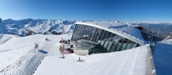 Archiv Foto Webcam Axamer Lizum: Bergstation Olympiabahn 11:00