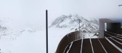 Archiv Foto Webcam Schnalstaler Gletscher - Aussichtsplattform Iceman Ötzi Peak 11:00