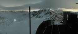 Archiv Foto Webcam Schnalstaler Gletscher - Aussichtsplattform Iceman Ötzi Peak 23:00