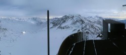 Archiv Foto Webcam Schnalstaler Gletscher - Aussichtsplattform Iceman Ötzi Peak 03:00