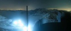 Archiv Foto Webcam Schnalstaler Gletscher - Aussichtsplattform Iceman Ötzi Peak 23:00