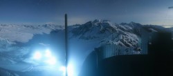 Archiv Foto Webcam Schnalstaler Gletscher - Aussichtsplattform Iceman Ötzi Peak 03:00