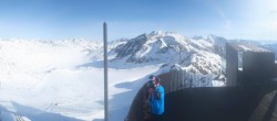 Archiv Foto Webcam Schnalstaler Gletscher - Aussichtsplattform Iceman Ötzi Peak 09:00