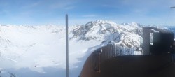 Archiv Foto Webcam Schnalstaler Gletscher - Aussichtsplattform Iceman Ötzi Peak 11:00