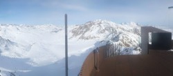 Archiv Foto Webcam Schnalstaler Gletscher - Aussichtsplattform Iceman Ötzi Peak 13:00