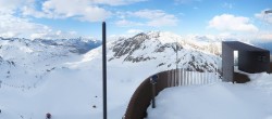 Archiv Foto Webcam Schnalstaler Gletscher - Aussichtsplattform Iceman Ötzi Peak 17:00