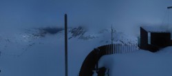Archiv Foto Webcam Schnalstaler Gletscher - Aussichtsplattform Iceman Ötzi Peak 01:00