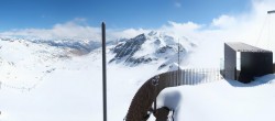 Archiv Foto Webcam Schnalstaler Gletscher - Aussichtsplattform Iceman Ötzi Peak 09:00