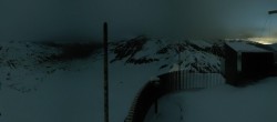 Archiv Foto Webcam Schnalstaler Gletscher - Aussichtsplattform Iceman Ötzi Peak 01:00