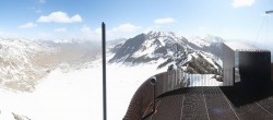 Archiv Foto Webcam Schnalstaler Gletscher - Aussichtsplattform Iceman Ötzi Peak 09:00