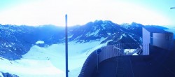 Archiv Foto Webcam Schnalstaler Gletscher - Aussichtsplattform Iceman Ötzi Peak 03:00