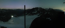 Archiv Foto Webcam Schnalstaler Gletscher - Aussichtsplattform Iceman Ötzi Peak 01:00