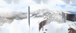 Archiv Foto Webcam Schnalstaler Gletscher - Aussichtsplattform Iceman Ötzi Peak 13:00