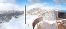 Archiv Foto Webcam Schnalstaler Gletscher - Aussichtsplattform Iceman Ötzi Peak 15:00