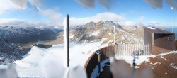 Archiv Foto Webcam Schnalstaler Gletscher - Aussichtsplattform Iceman Ötzi Peak 17:00