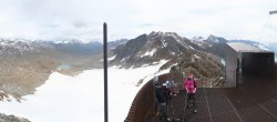 Archiv Foto Webcam Schnalstaler Gletscher - Aussichtsplattform Iceman Ötzi Peak 09:00