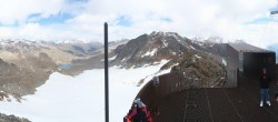 Archiv Foto Webcam Schnalstaler Gletscher - Aussichtsplattform Iceman Ötzi Peak 11:00