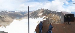 Archiv Foto Webcam Schnalstaler Gletscher - Aussichtsplattform Iceman Ötzi Peak 13:00