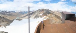 Archiv Foto Webcam Schnalstaler Gletscher - Aussichtsplattform Iceman Ötzi Peak 15:00