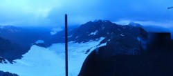 Archiv Foto Webcam Schnalstaler Gletscher - Aussichtsplattform Iceman Ötzi Peak 03:00