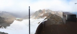 Archiv Foto Webcam Schnalstaler Gletscher - Aussichtsplattform Iceman Ötzi Peak 15:00