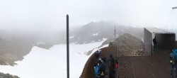 Archiv Foto Webcam Schnalstaler Gletscher - Aussichtsplattform Iceman Ötzi Peak 09:00
