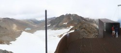 Archiv Foto Webcam Schnalstaler Gletscher - Aussichtsplattform Iceman Ötzi Peak 11:00