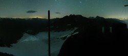 Archiv Foto Webcam Schnalstaler Gletscher - Aussichtsplattform Iceman Ötzi Peak 01:00