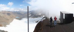 Archiv Foto Webcam Schnalstaler Gletscher - Aussichtsplattform Iceman Ötzi Peak 11:00
