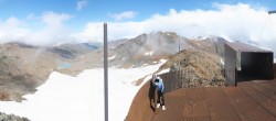 Archiv Foto Webcam Schnalstaler Gletscher - Aussichtsplattform Iceman Ötzi Peak 13:00