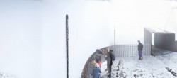 Archiv Foto Webcam Schnalstaler Gletscher - Aussichtsplattform Iceman Ötzi Peak 09:00