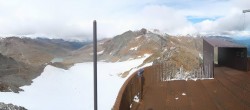 Archiv Foto Webcam Schnalstaler Gletscher - Aussichtsplattform Iceman Ötzi Peak 15:00