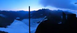 Archiv Foto Webcam Schnalstaler Gletscher - Aussichtsplattform Iceman Ötzi Peak 03:00
