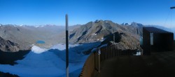 Archiv Foto Webcam Schnalstaler Gletscher - Aussichtsplattform Iceman Ötzi Peak 01:00