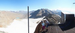 Archiv Foto Webcam Schnalstaler Gletscher - Aussichtsplattform Iceman Ötzi Peak 09:00