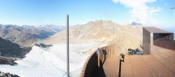 Archiv Foto Webcam Schnalstaler Gletscher - Aussichtsplattform Iceman Ötzi Peak 17:00