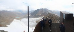Archiv Foto Webcam Schnalstaler Gletscher - Aussichtsplattform Iceman Ötzi Peak 09:00