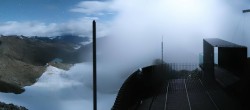 Archiv Foto Webcam Schnalstaler Gletscher - Aussichtsplattform Iceman Ötzi Peak 03:00