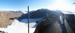Archiv Foto Webcam Schnalstaler Gletscher - Aussichtsplattform Iceman Ötzi Peak 07:00