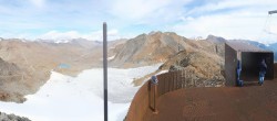 Archiv Foto Webcam Schnalstaler Gletscher - Aussichtsplattform Iceman Ötzi Peak 13:00