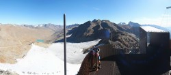 Archiv Foto Webcam Schnalstaler Gletscher - Aussichtsplattform Iceman Ötzi Peak 09:00